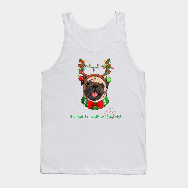 Pug christmas Tank Top by UnikRay